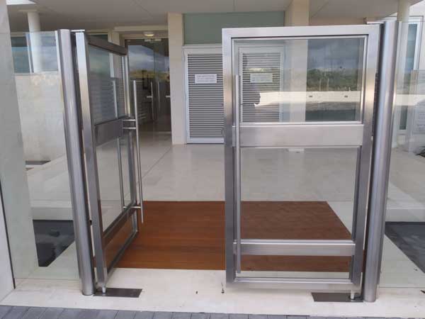 Stainless Steel Coated Gates