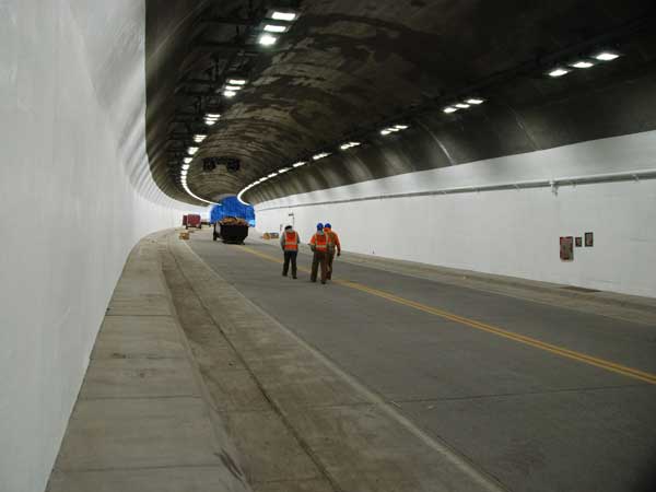 Anti-Graffiti Coated Tunnel