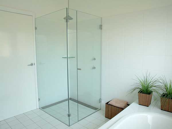 Glass Coated Shower Glass Coated Shower