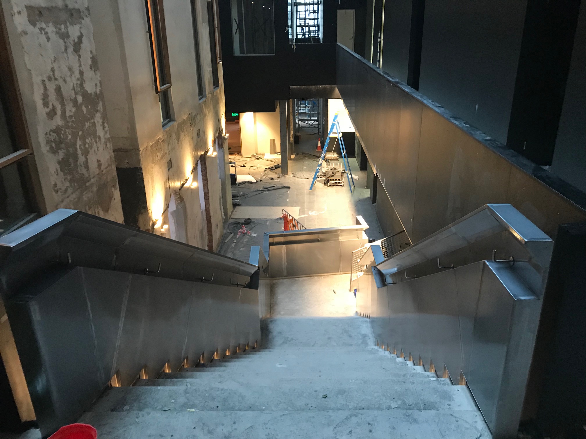 Feature Stainless Steel Staircase – Melbourne Hotel Perth